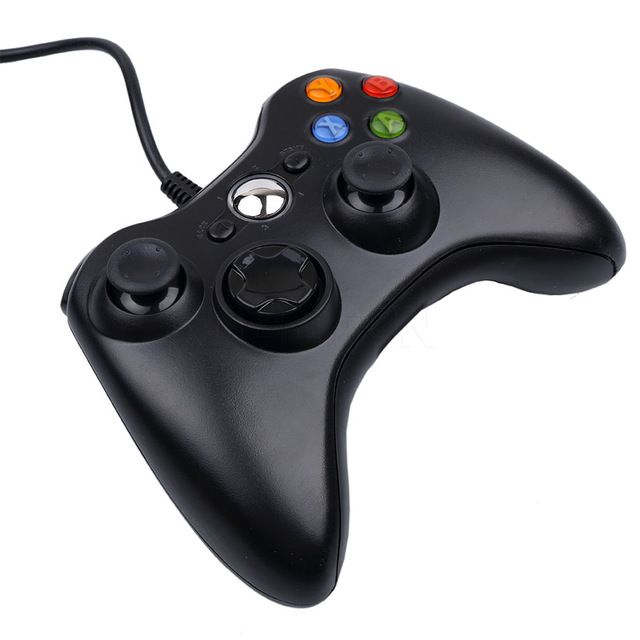 X-360 Wired Controller Gamepad Compatible with Xbox 360 Game Console and PC
