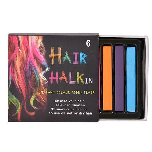 Bulk Pack 2 x Hair Chalk 6 Colour Set