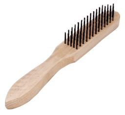 Brush Wire Coarse W/Handle 290mm 5-Row - 3 Pack
