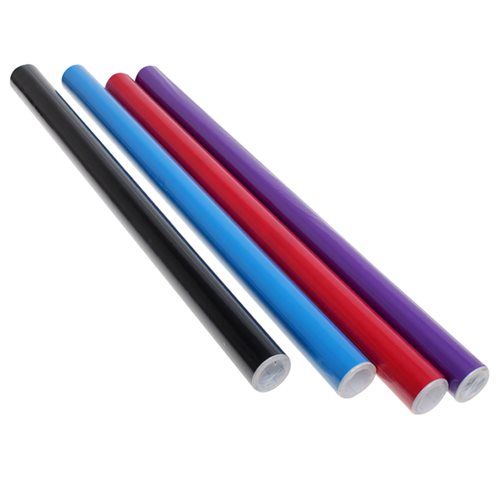 Bulk Pack 8 X Self Adhesive Book Covering - 2m Solid Assorted Colours