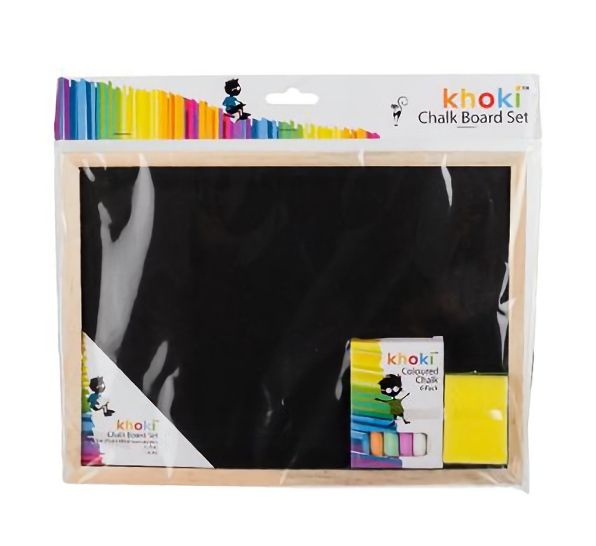 Bulk Pack 6 X Black Board With Chalk - 28x19cm