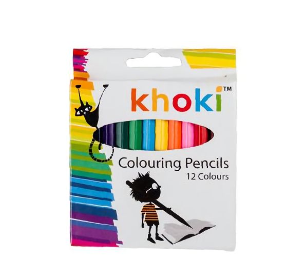 Bulk Pack 15 X Short Pencil Crayons 12 Colours