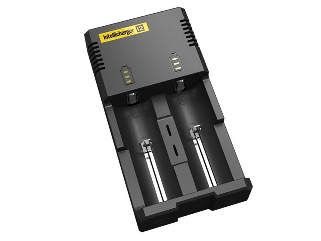NiteCore i2 Intelligent Battery Charger for 18650, 26650 & 18350 Vapes