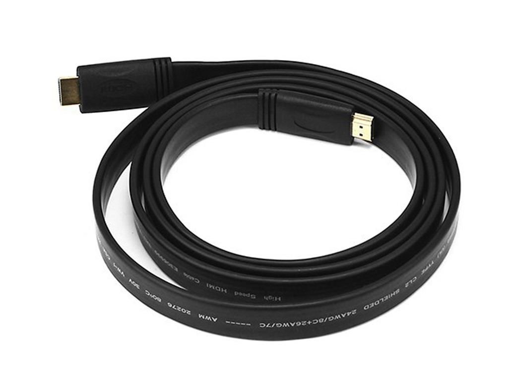 TechCollective Flat HDMI Cable M M - 1m