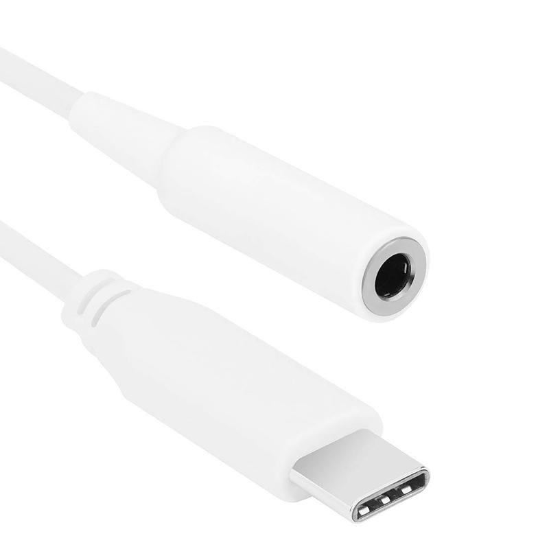 Raz Tech USB-C to 3.5mm Aux Headphone Jack Adapter - White