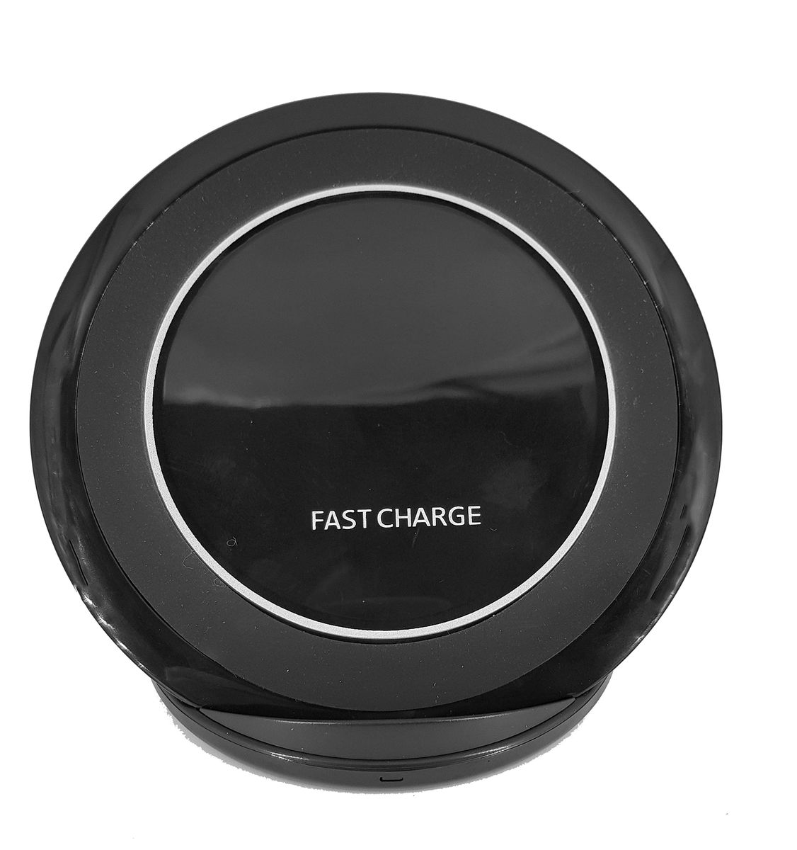 Wireless Qi Smartphone Charger Desk - Black