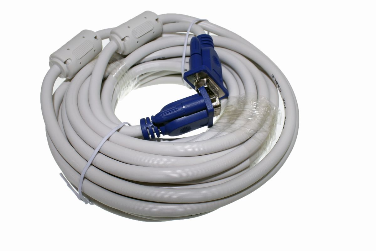 10m VGA Cable - White