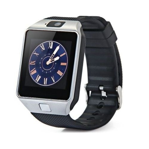 Smart Watch with Camera & Cell Phone DZ09 - Silver