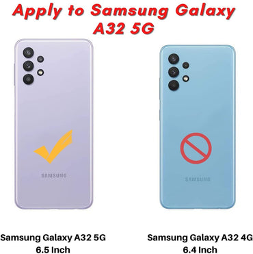 Clear Shockproof Protective Case for Samsung A32 5G - Anti-Burst Cover