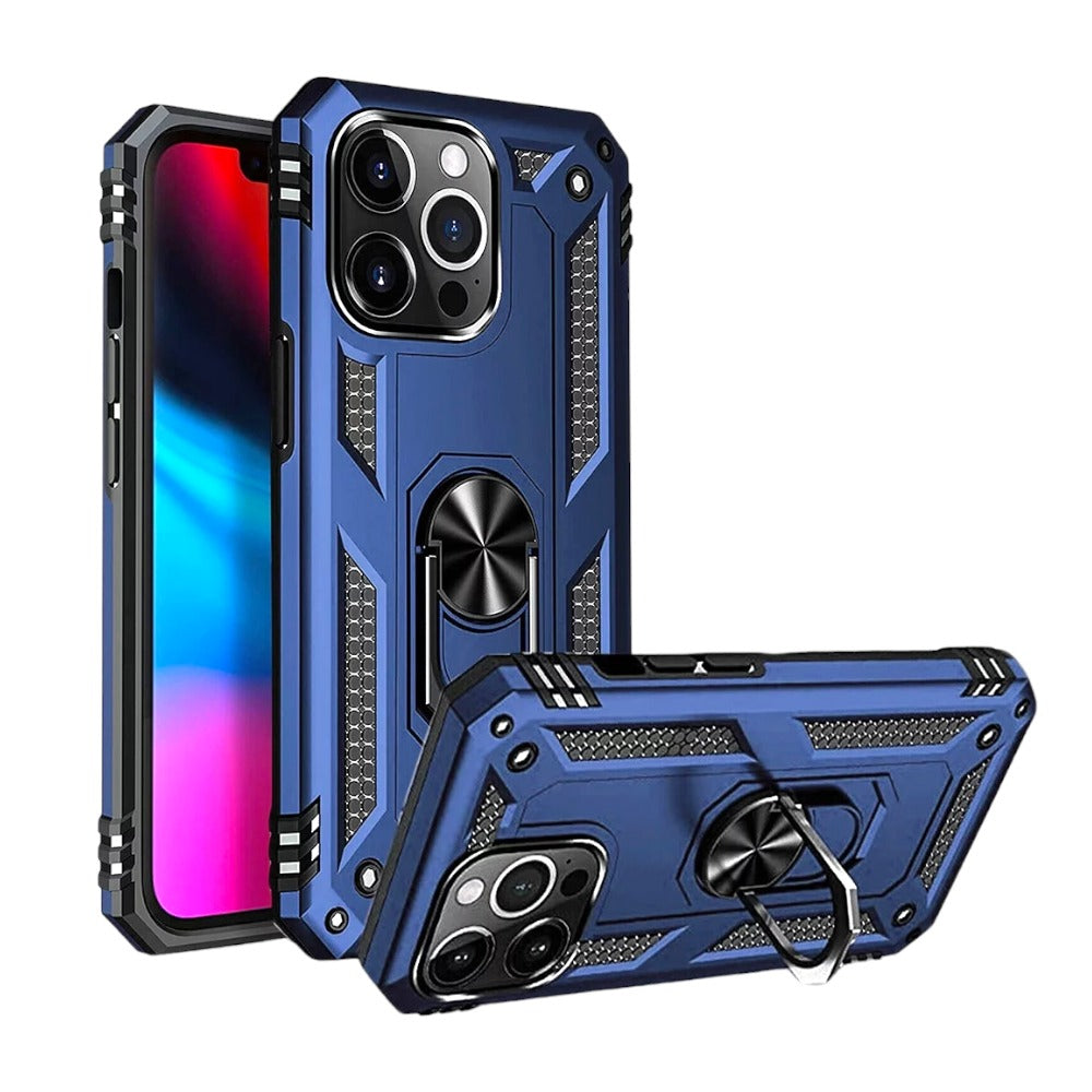 Shockproof Armor Stand Case For iPhone 15 Pro