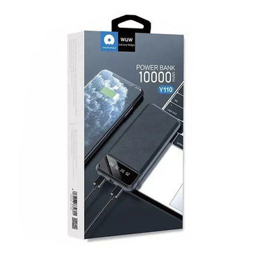WUW-Y110 2 USB, Type-C and Micro 10000mAh Power Bank