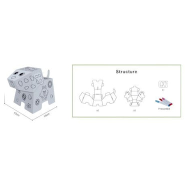 3D DIY Doodle Dog - Colouring Your Own Dog