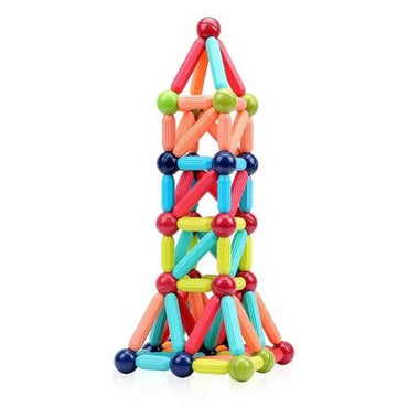 Magnetic Building Sticks Blocks Kids Toys Fun & Educational Montessori Toys