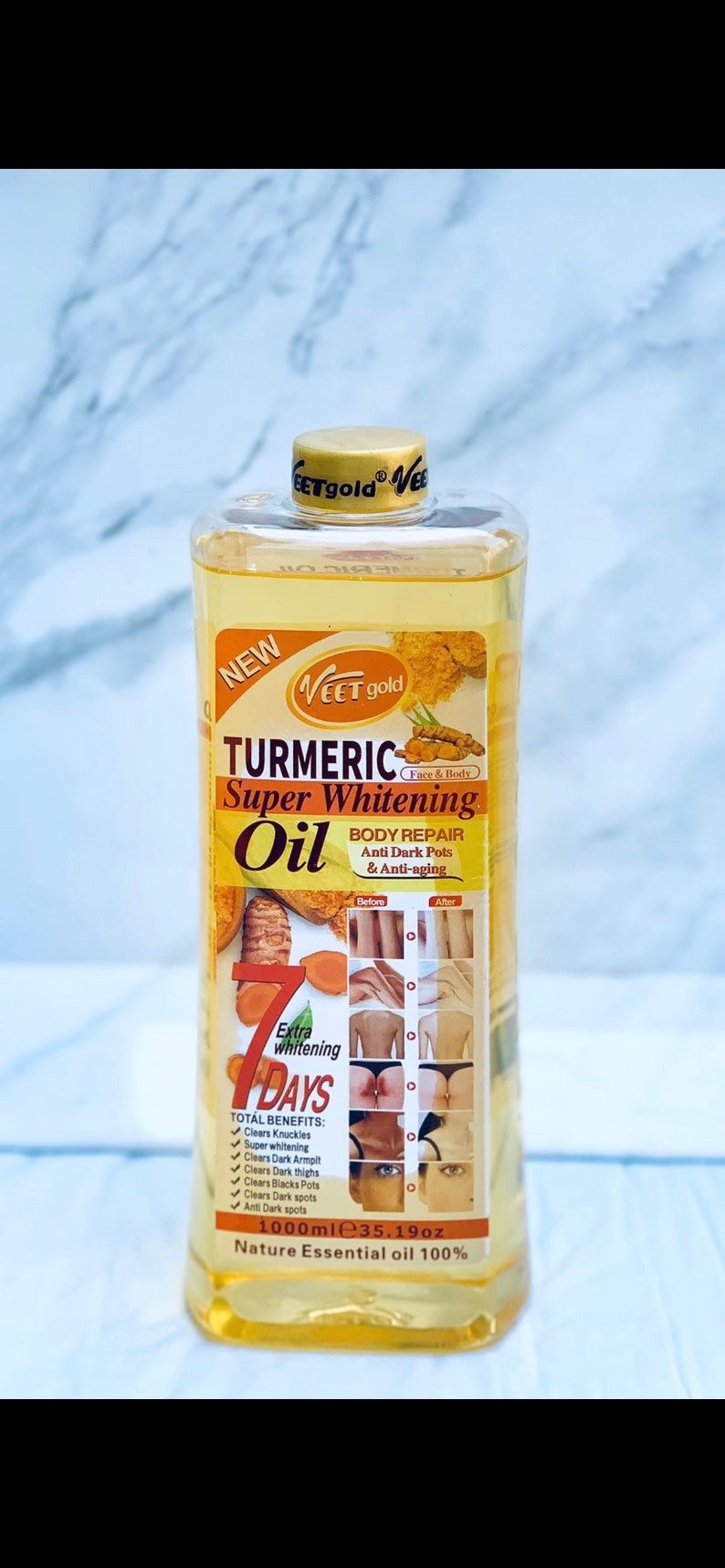 Gold Multivitamin Oil super whitening turmeric oil