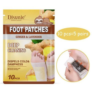 Deep Cleansing Foot Patch With Ginger & Lavender Extract 10 Pieces