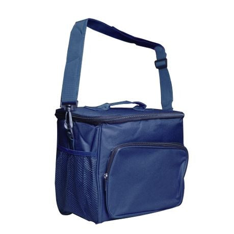 12 Can Insulated Picnic Cooler Bag & Lunch Bag - Blue