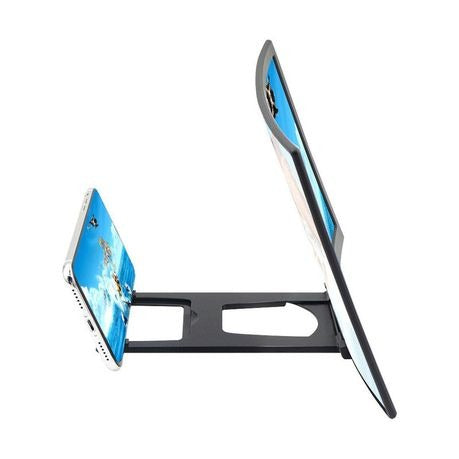 L6 12 Inch Curved Phone Screen Magnifier HD Amplifier with Phone Stand