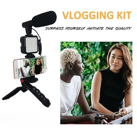 Portable - AY-49 - Vlogging Kit - Black