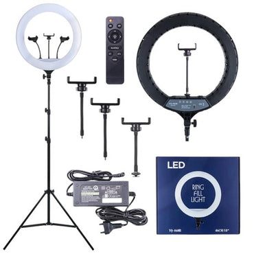 Triple Clip Mounting - BD-460A - Ring Light - 46cm - Black