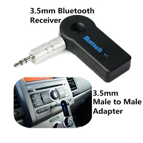 Bluetooth V3.0 Wireless Stereo Audio Music Receiver 3.5mm Handsfree Car AUX