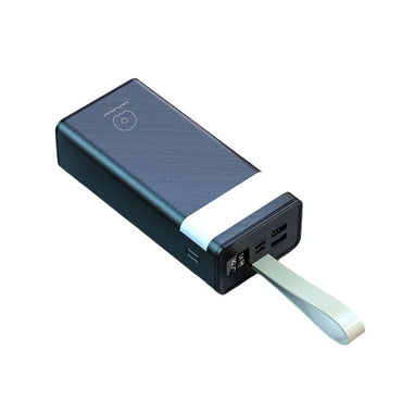 WUW - Y108 - 30000mAh Dual USB Port Fast Charging LED Powerbank - Black