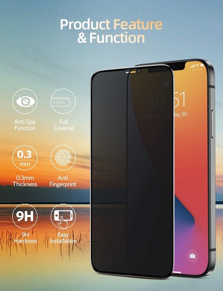 CellTime Privacy Tempered Glass Screen Protector for Redmi 10C