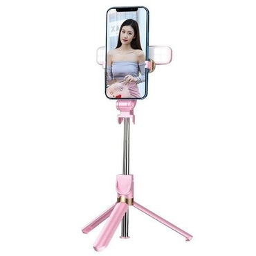Selfie Stick Tripod Stand W/Twin LED XT-06
