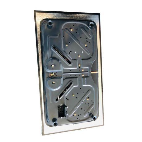 2-Burner Tempered Glass Panel Gas Stove with Auto-Ignition