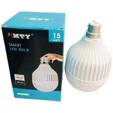 15Watt Smart LED Bulb Rechargeable Light - Pack Of 2