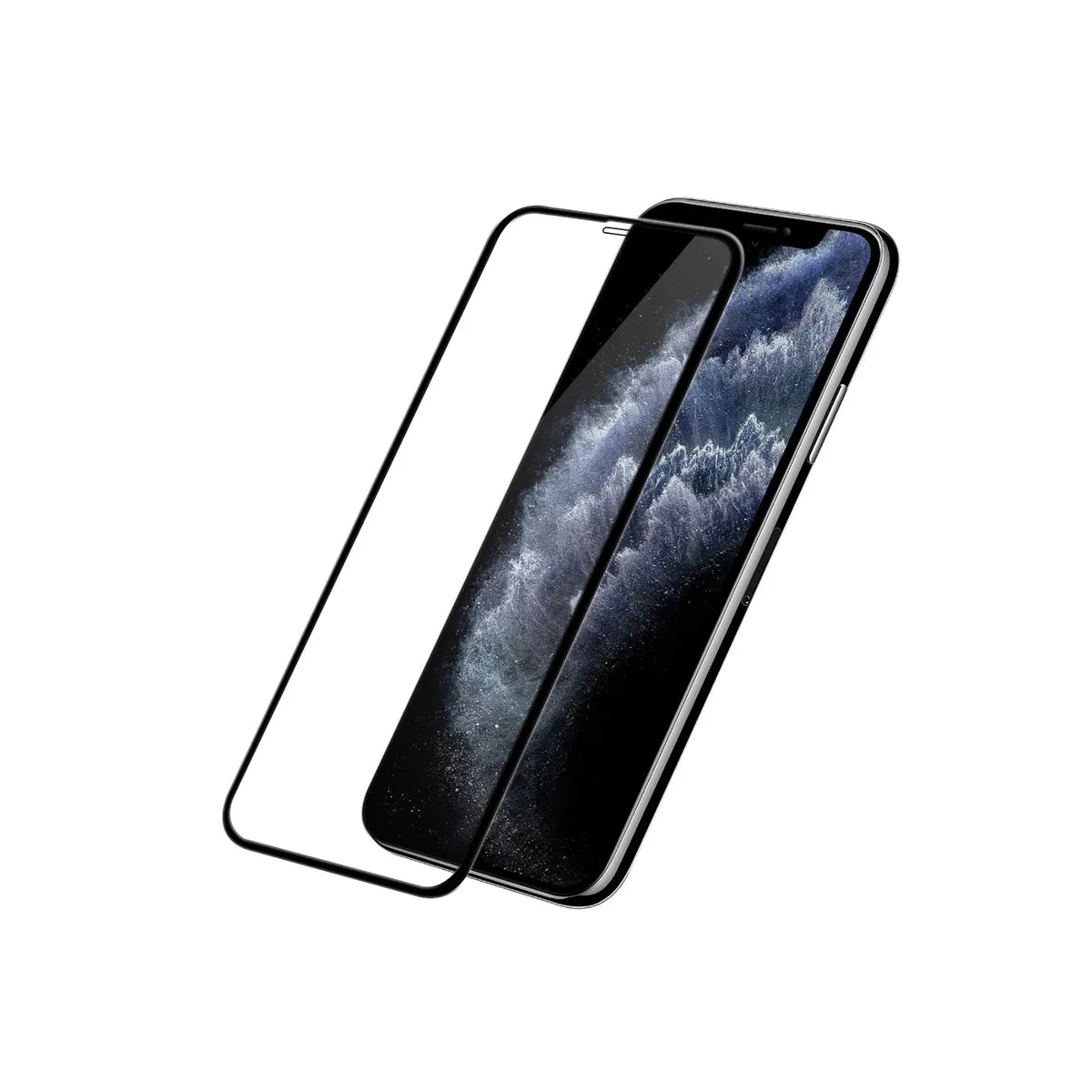 Iphone XS Max screen Protector Tempered Edge to Edge Black
