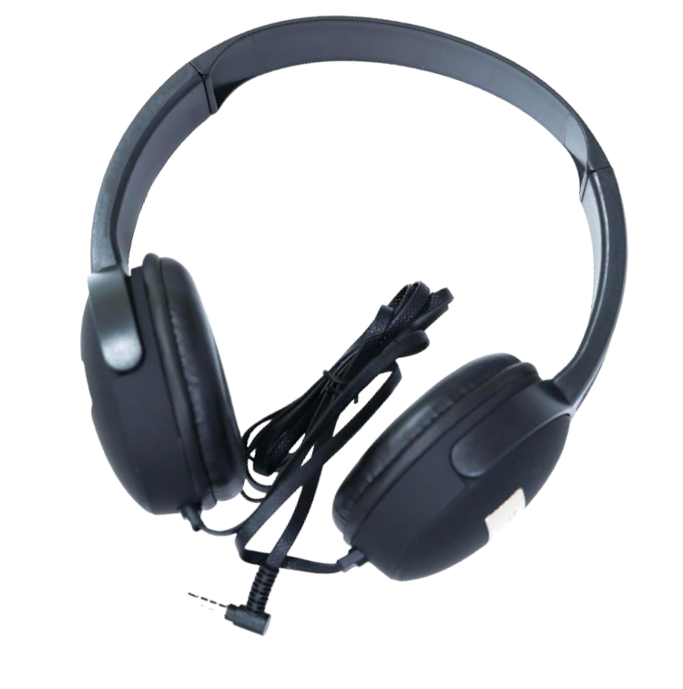 LELISU - LS 813 - Wired Headphones With Built-in Microphone - Black, Gold