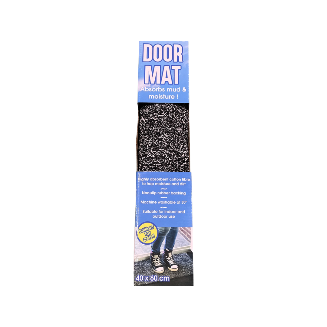 Doormat Dirt Trap Mat 40x60cm - Black