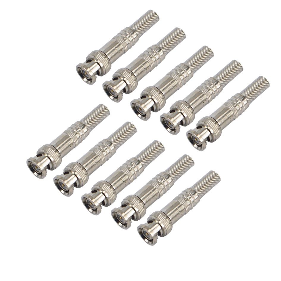 BNC Connector Jack For Cctv Cameras Pack Of 10
