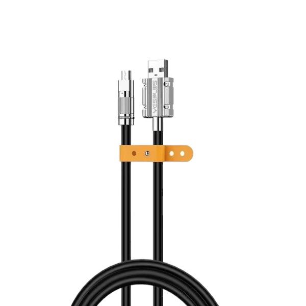 YESPLUS - YS-833 - Fast Charging USB To Micro USB Data Cable - 1M - Black
