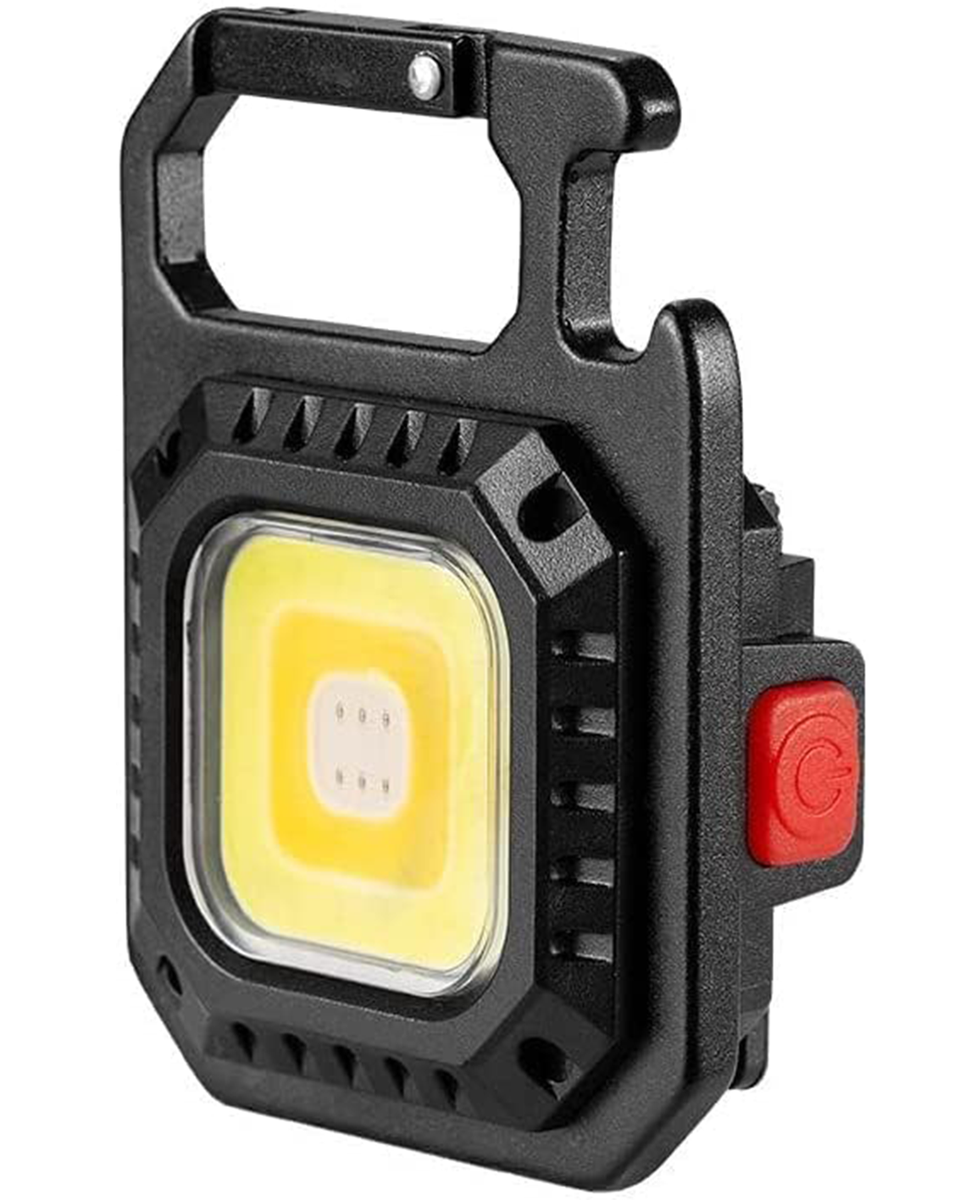 Cob Rechargable Keychain Light With Tripod for Outdoor/Emergency