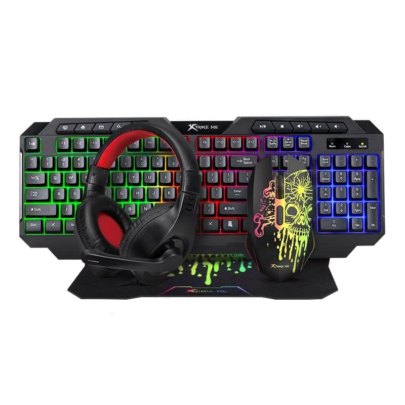 Gaming Keyboard Mouse 4 in 1 combo Headphone And Mouse Pad CMX-415 EN