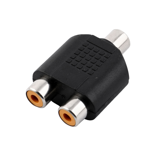 Adapter RCA(F) TO 2xRCA(F) Pack Of 2