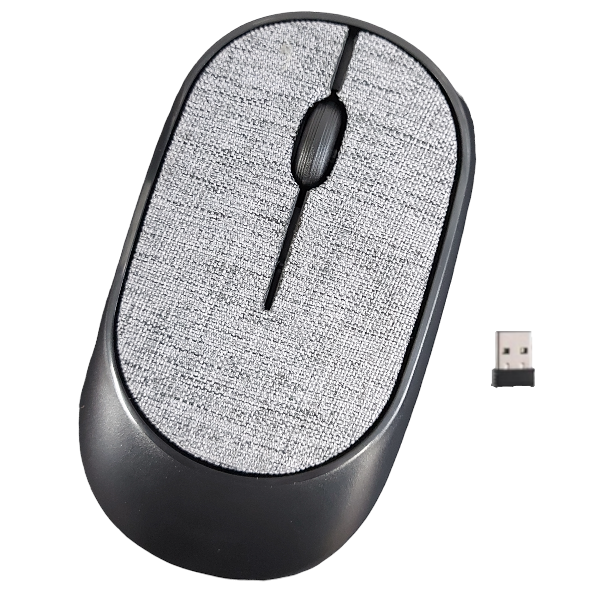 RF-6912 - Ergonomic Design Wireless Mouse With Plug-and-Play Setup - Grey