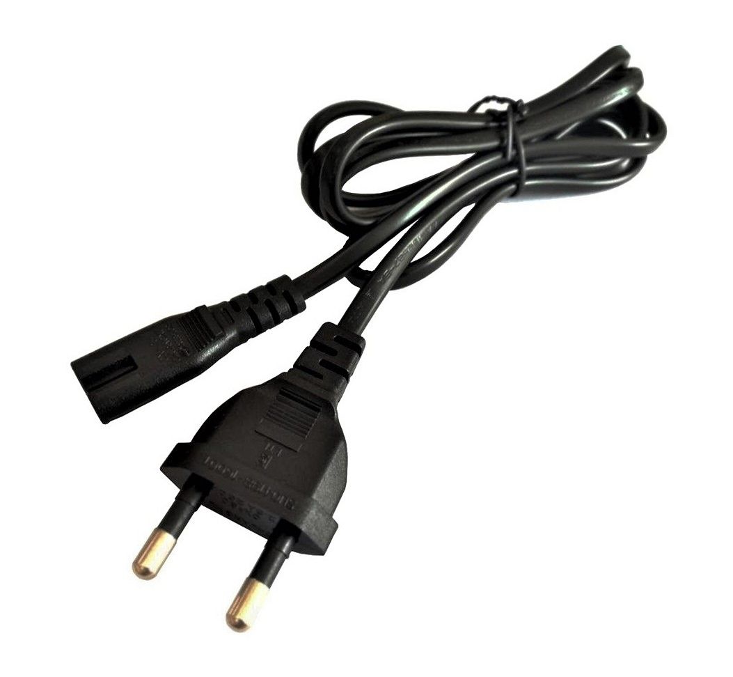 EU 2 Pin Power Cord Cable 2.5A - 1m