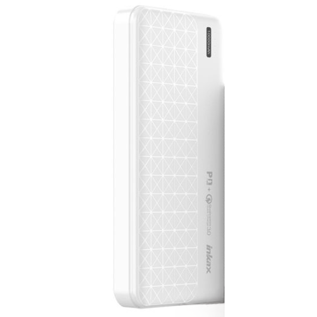 Inkax 10000mAh Outstanding Fast Charging Treasure - White