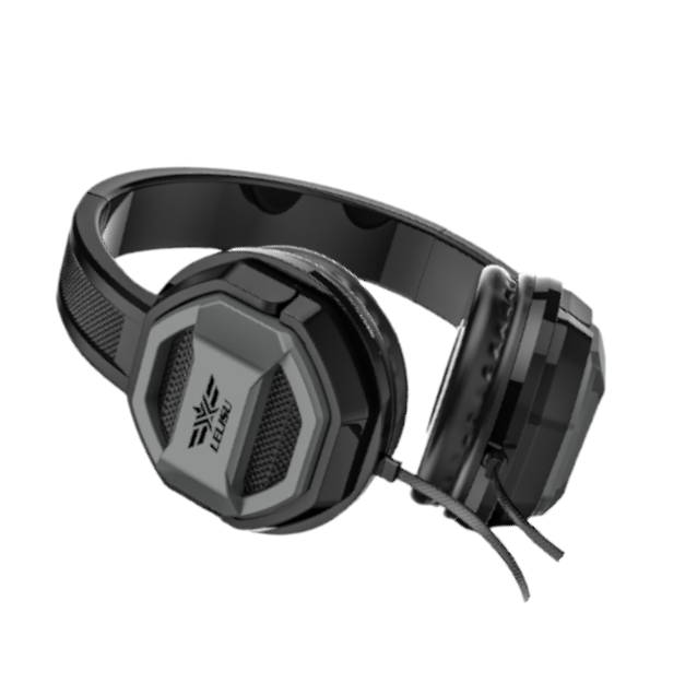 LELISU - LS-802 - Headphones With External Noise Minimization - Black, Grey