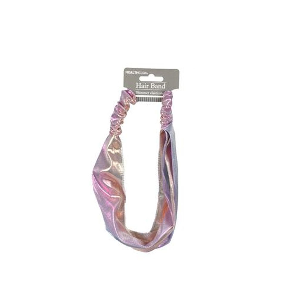 Hair band shimmer elasticated
