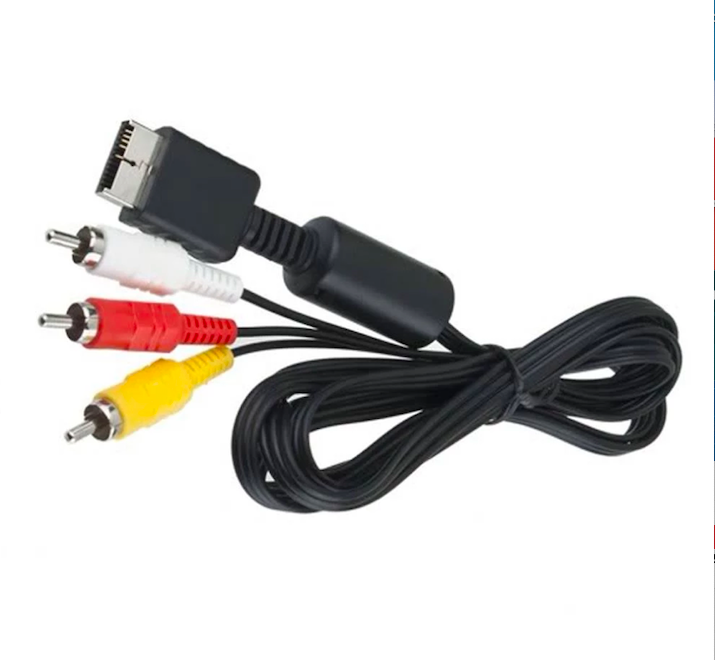 3-RCA AV Video & Audio Cable for Playstation PS2/3 Game HDTV