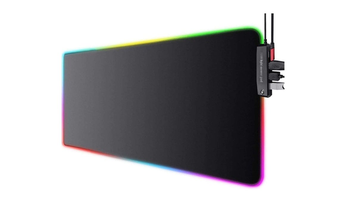 4 USB ports RGB Gaming Mouse Pad