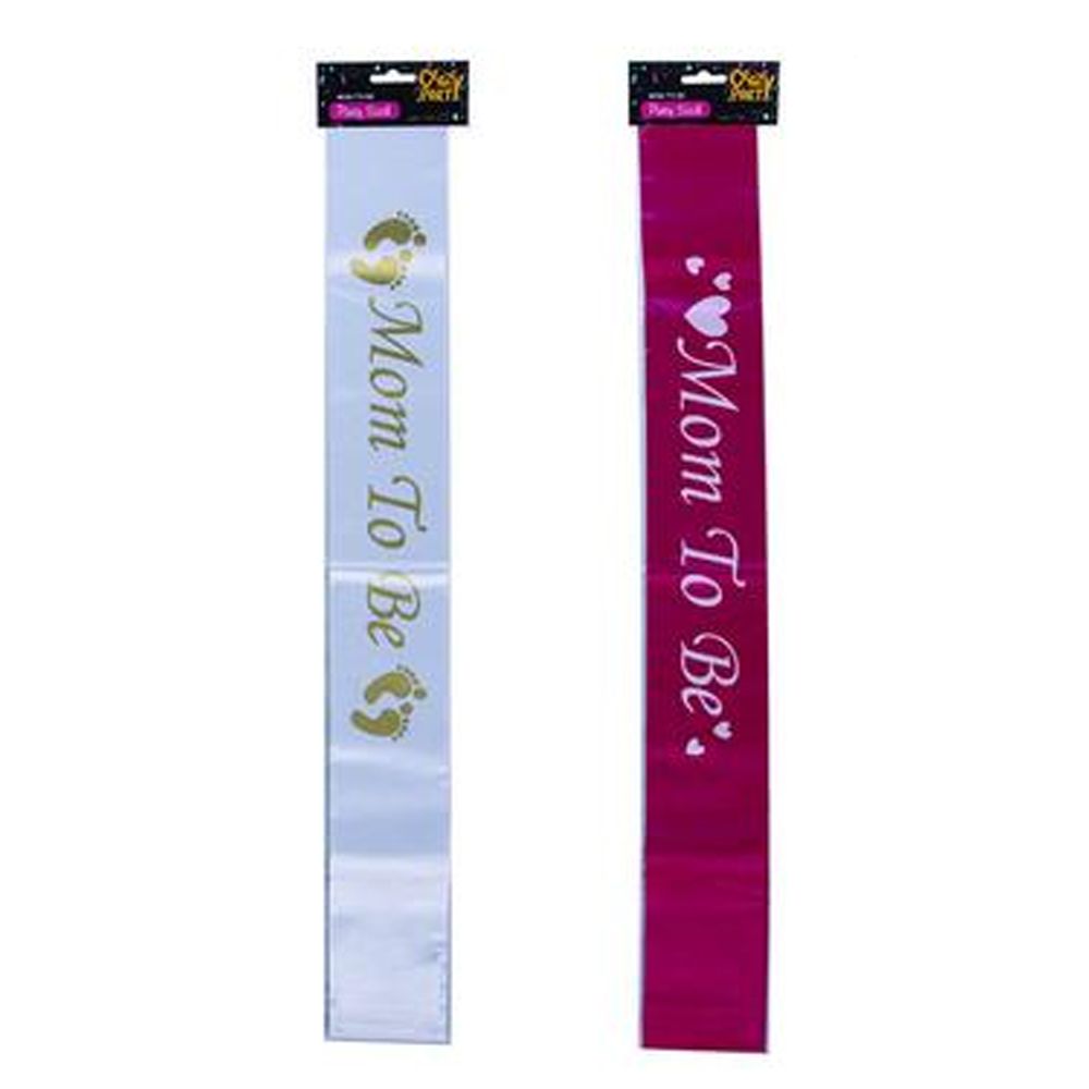 Party Sash Mom To Be - 2 Pack