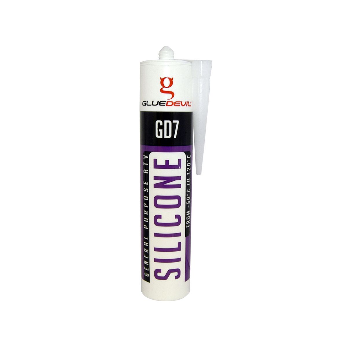 Glue Devil - Silicone - White - Bath - 260ml - 6 Pack
