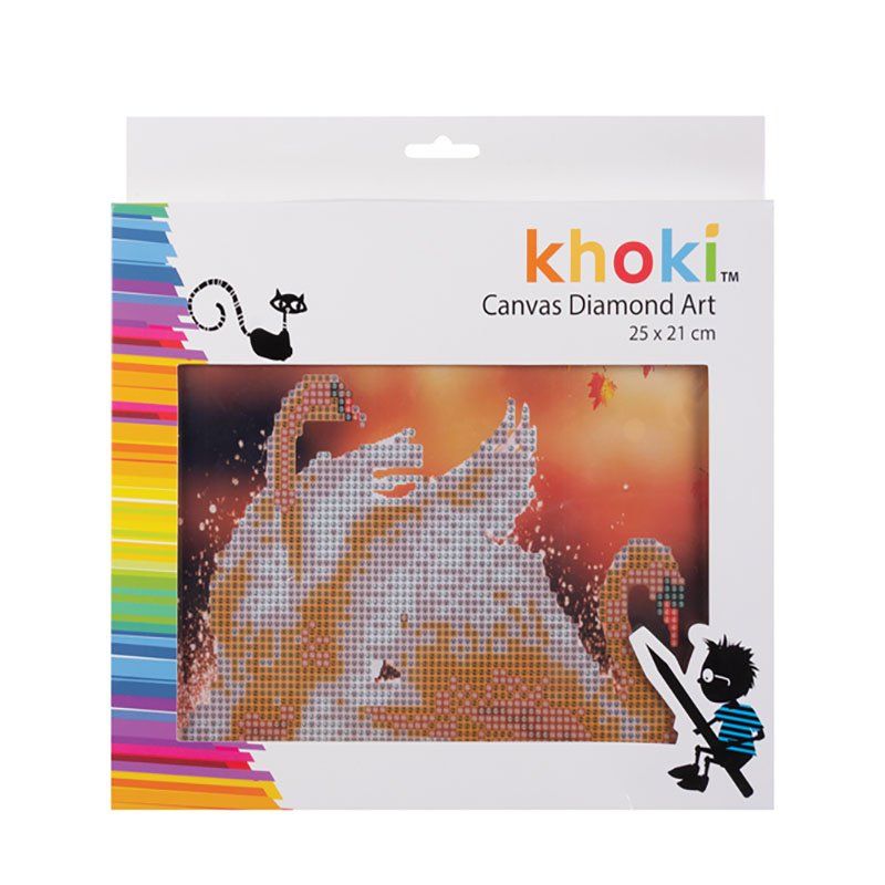 Bulk Pack x 2 Art+Craft Diamond Art Canvas 25x21cm