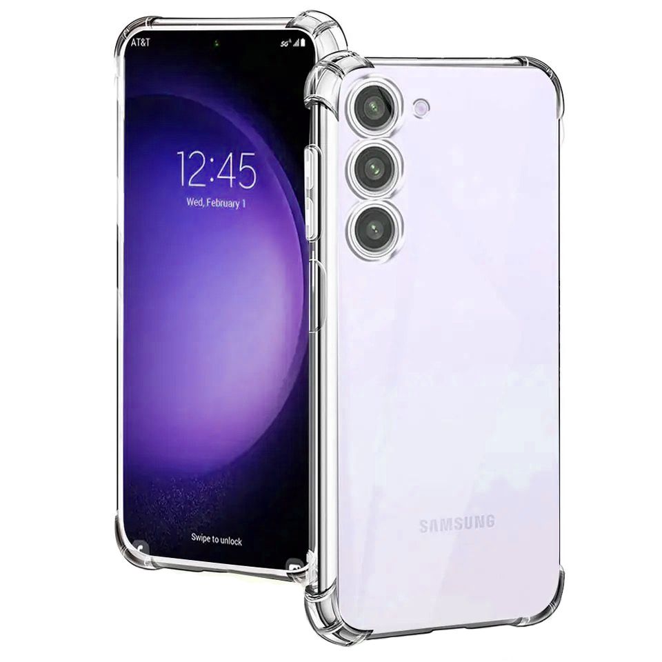 Clear Shockproof TPU Cover For Samsung Galaxy S23 FE