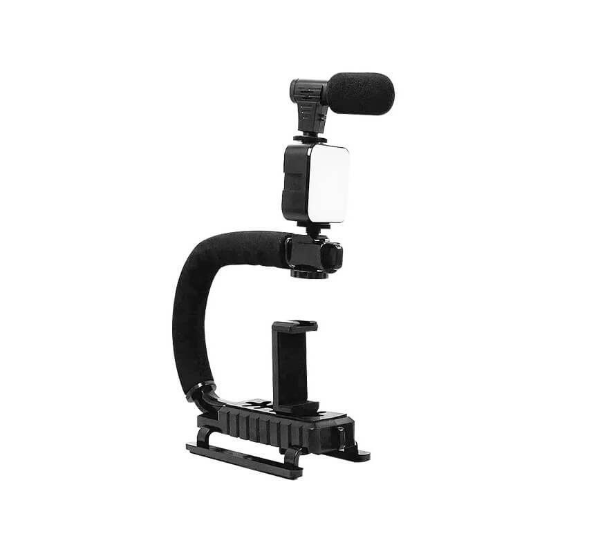 AY-49U U Shaped Video Making Handheld Stabilizer Kit