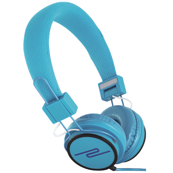 Y-6338 - Vintage Design Stereo Wired Headset With Extra Bass - Blue